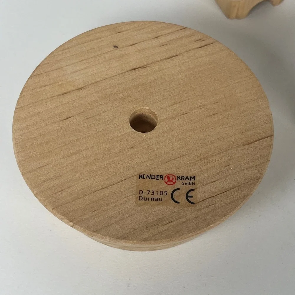 Kinderkram Wooden Toy Replacement Parts‎ Natural Wood Blocks Set of 4 Germany